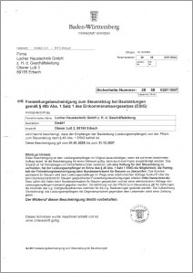 Freistellungsbescheinigung 48b